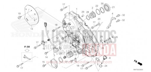 PANNEAU CARTER-MOTEUR D. ADV750T de 2026